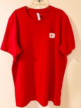 YouTube red T shirt - Large